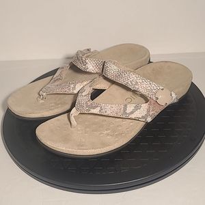 Vionic 24Cocoa TVW1163 Slide Slip On Sandal Shoes Womens